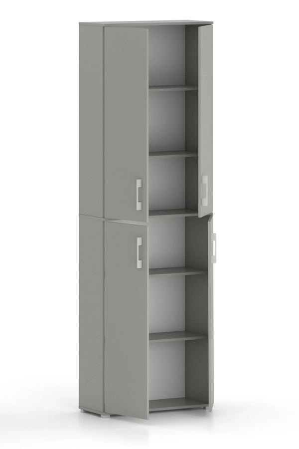 Szafa biurowa Pola 215 - 4D 80cm Szary Arktyczny